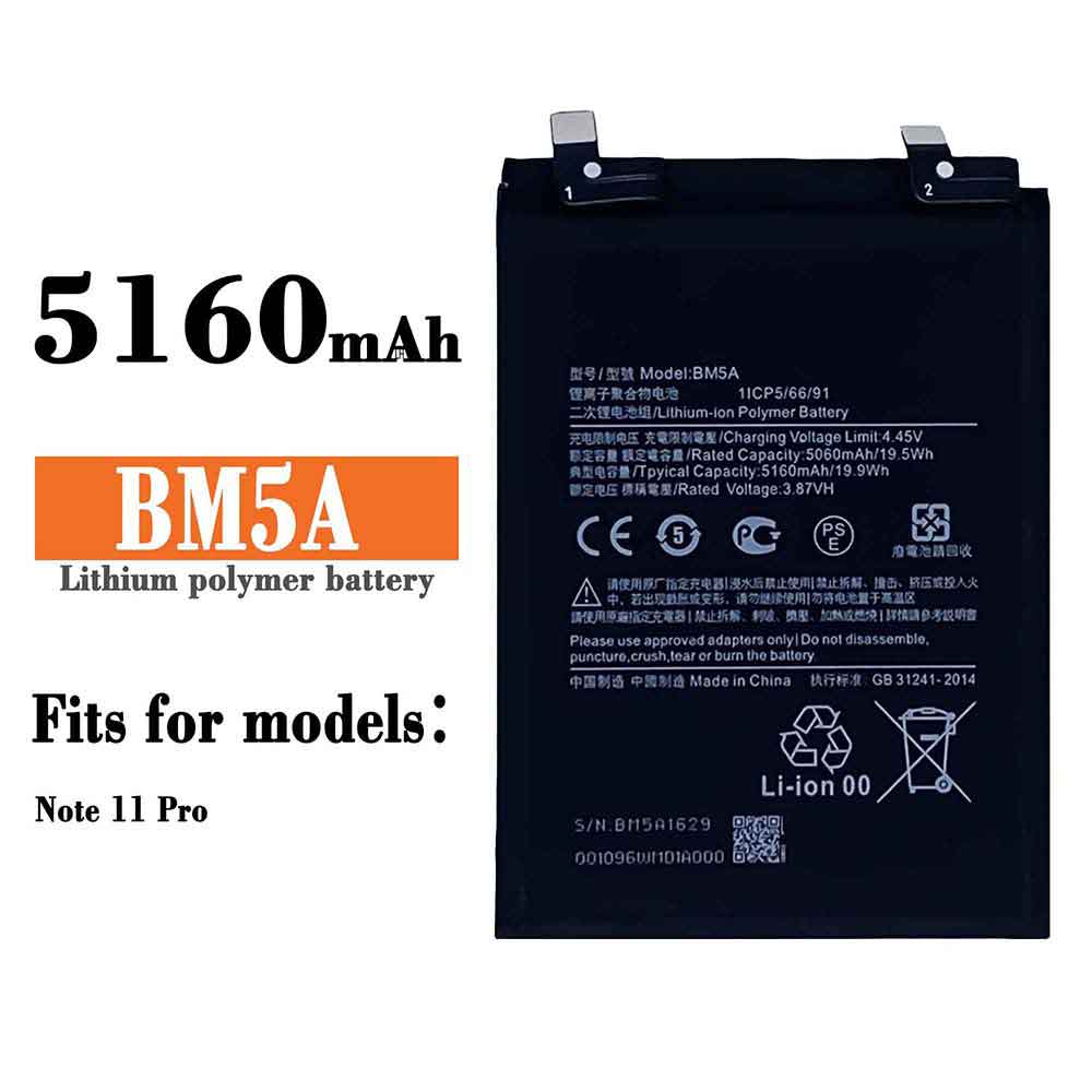 Batería para Redmi-6-/xiaomi-BM5A
